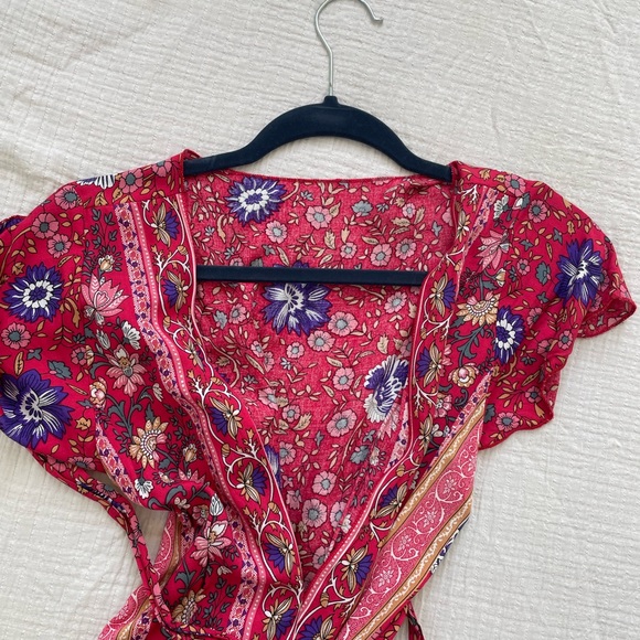 Long Wrap Dress size small - Picture 2 of 3